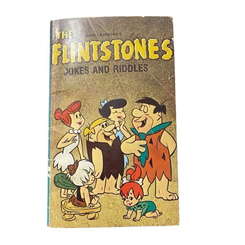 Vintage The Flintstones Jokes and Riddles Book